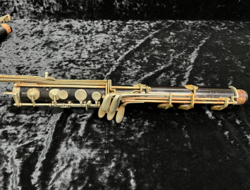 Photo 1959 Vintage Buffet Crampon Paris Grenadilla Wood Bass Clarinet - Serial # 20261